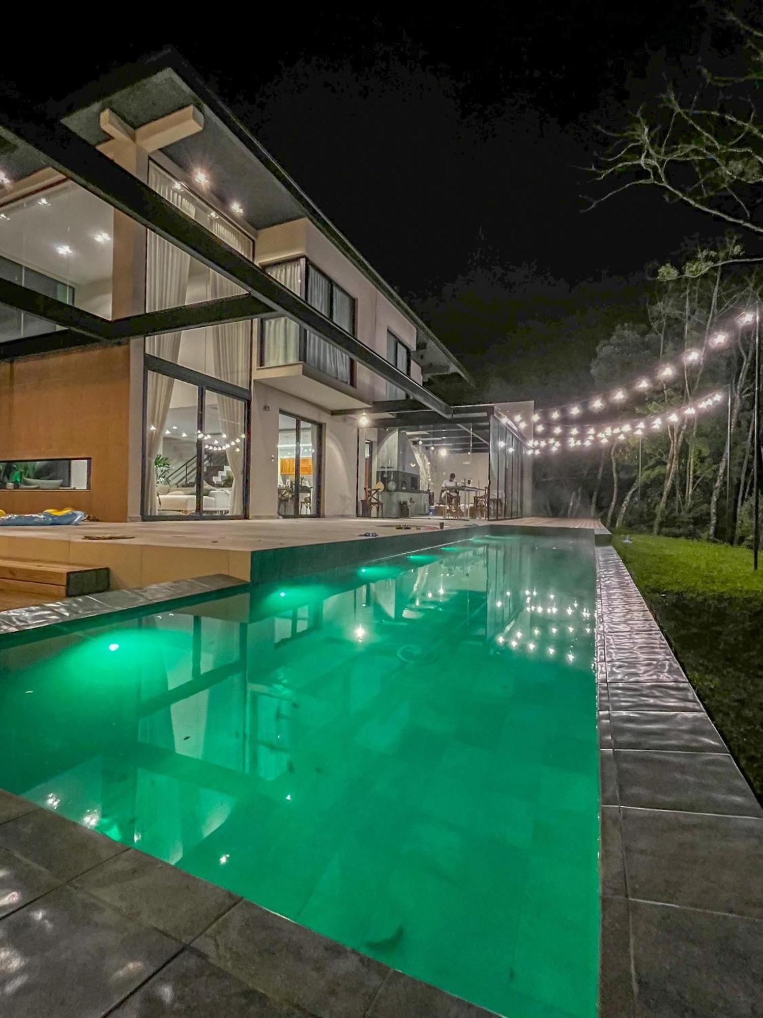 Paraiso Em Rancho Queimado Com Piscina Aquecida Extérieur photo